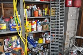 And now the garage... the garage EVERY guy wants to own... nearly 800sf and pretty close to two stories tall!   5ft stainless junction box, air tools, animated 5ft santa, Aquaflow pump, building supplies, camping supplies, Christmas and holiday items, cleaning supplies, commercial painting equipment and supplies, contractor’s equipment, Craftsman tool boxes, extensions cords, fishing collectibles antique and vintage, fishing equipment new and old, fishing rods and reels, garden art TONS, garden fertilizers and more, gardening supplies and tools hundreds, Imperial 6 burner stove/oven, ladders, Livingston 2 person fiberglass boat, loading ramps, Lorex cookware fan, Minnkota trolling motor, outdoor pots, paint sprayers, pet supplies, picnic table, plants, plastic bins all sizes, plumbing supplies, refrigerator, secretary with glass doors above drop front with drawers, front with drawers, Zero gravity outdoor chair… and the regular stuff – saws, hammers, wrenches, plumbing stuff, screwdriv