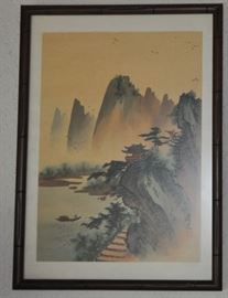 Framed and matted art