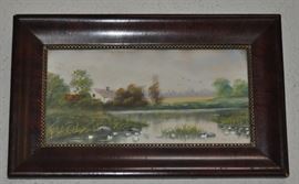 Beautifully framed antique print... looks like it's signed "Keller"