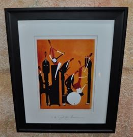 Framed art by John Swindell