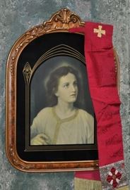 Religious art, beautifully framed