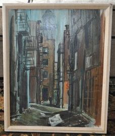 Framed, artist is Ostrem.