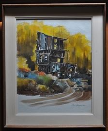 Framed, artist signed Bill Alexander
