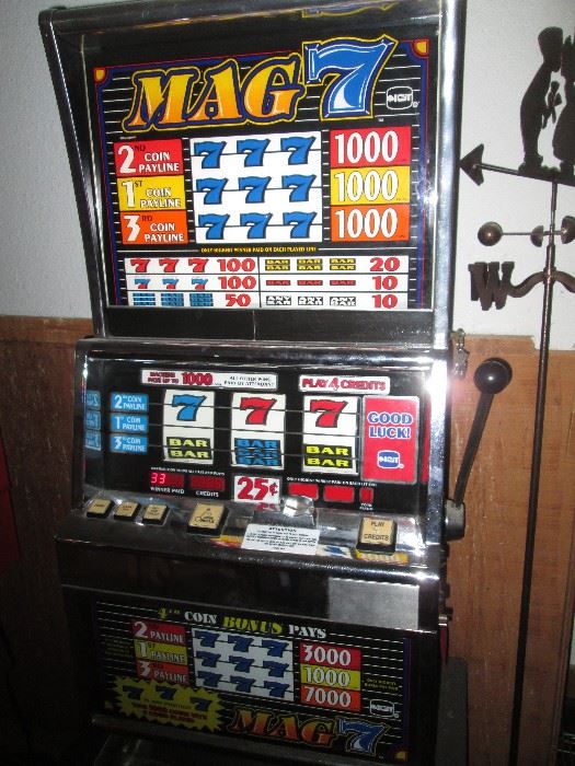 Mag 7 Working Slot Machine - 25 Cent
