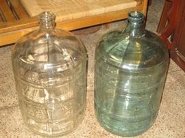 5 Gallon Glass Water Jugs