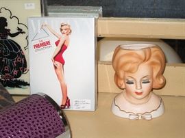 All of Marilyn Monroe Movies on DVD's, 1962 Napco Head Vase