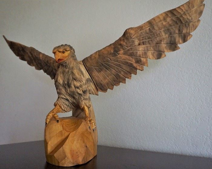 Carved eagle