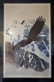 Soaring Eagle print by Charles Gause (S/N 150/300)