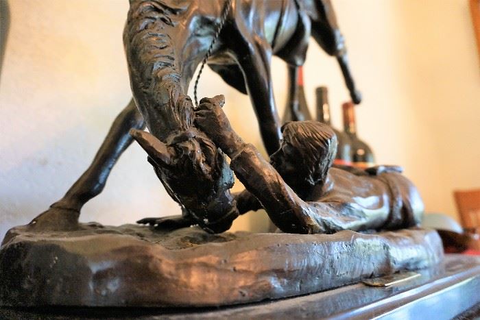 Frederic Remington "Wicked Pony" bronze
