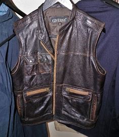 Indian motorcycle leather vest