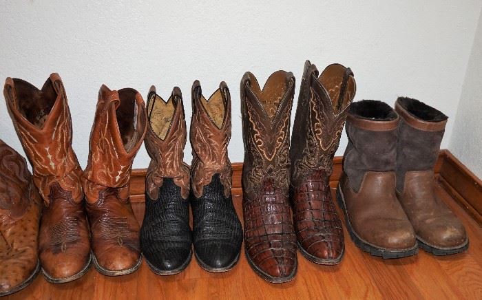 Lucchese and Tony Lama boots