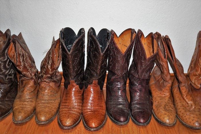 Lucchese and Tony Lama boots