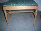 Small wooden bench