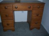 Small wooden student desk from early 1900's