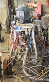 Graco XP70 Plural Component Unit, Capable 2:1 And 1:1 Mix, 2 President 10:1 Feed Pumps, 30:1 Merkur Flush Pump, 3 220v Heaters, Mix Manifold, Graco