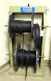 Binks Fluid Hose Rack With 1/4" and 3/8" Hoses, 4.5"H x 2.2"W x 1'D