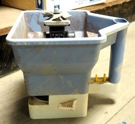 Assorted Gardening Tools, Sprinklers, Seeder, Hand Tools, Weed Trimmer, Hatchet, Mole Trap And More