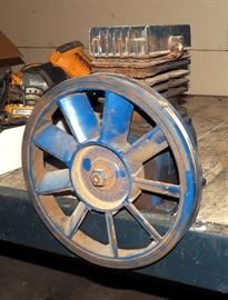 Quincy Compressor Pump, Manifold And Fly Wheel