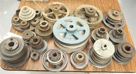 Motor Pulleys, Assorted Brands And Sizes, Qty Appox 35