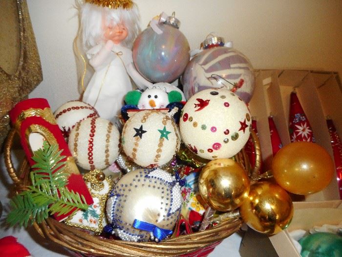 Vintage Christmas, Sequin Ornaments