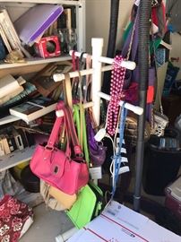 Various items in Garage  more shoes and bags and shoe and shoes