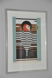 Charley Harper "Baffling Belly" signed and numbered