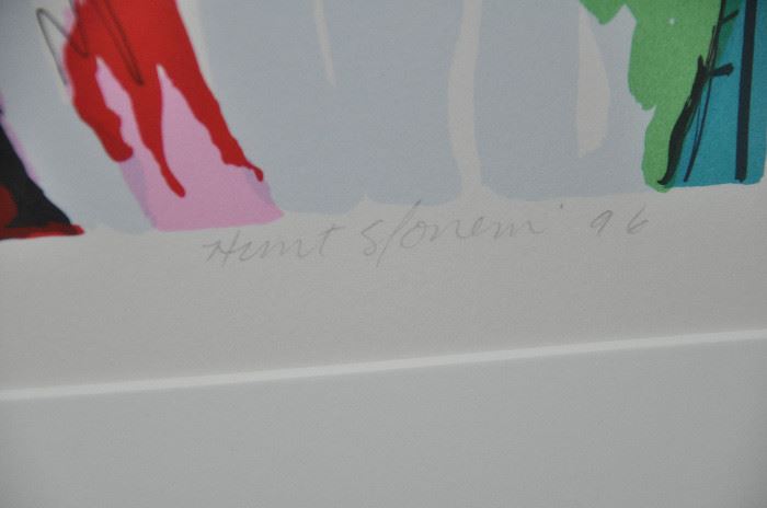 Hunt Slonem's signature