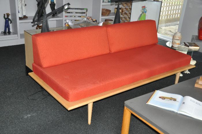 Great mid century platform Daybed/Sofa,                       74"w x 28.5"h x 33"d