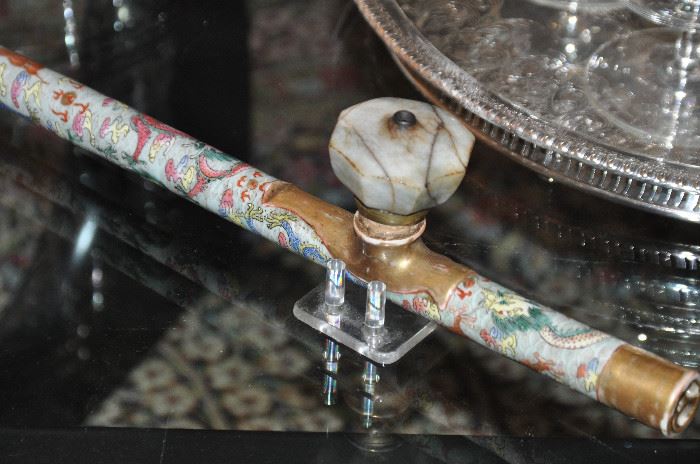 Rare, antique Asian pipe