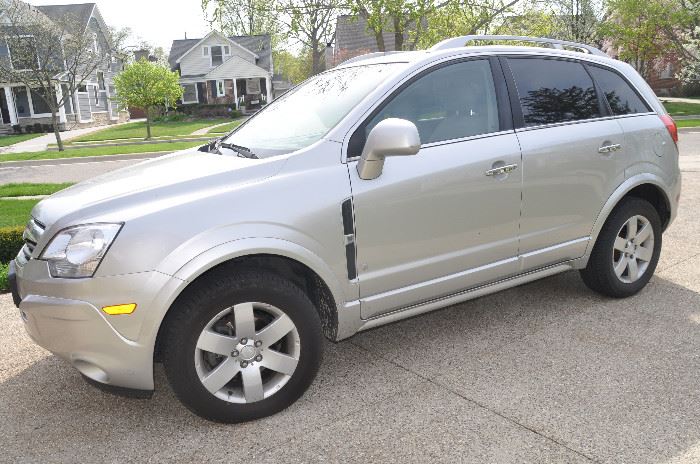 This Saturn Vue is the XR model.  It has a 3.6 liter V6 engine with DOHC and 24V.  It is AWD and has a 6 speed automatic transmission.  It also has 4 wheel ABS.  The car seats 5 and has a nice amount of storage in the back.  The rear seats fold down very easily for additional storage.  The interior of the car is in great condition as is the body.  The car was last driven yesterday and has been used regularly.  The rims are 17 inches.