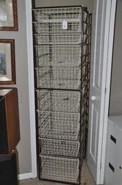 9 drawer Elfa storage system 