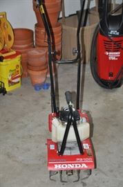 Honda power tiller fg-100 and a Husky 1750 power washer
