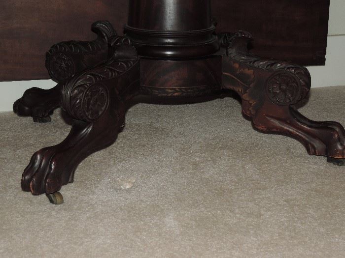 Detail of Feet on Empire Table