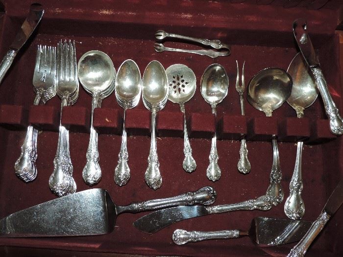 STERLING "OLD MASTER" Towle Flatware ... 64 PCS.