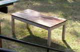 primitive pine table
