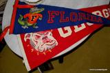 Vintage Ga bulldog and Gator Pennant