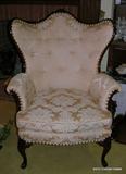 Gorgeous Wingback in ivory color brocade, this is nice
