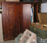 large cedar cupboard