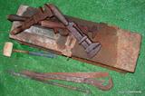 toolbox and old wrenches