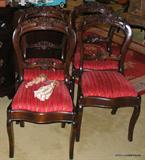 4 Victorian Mahogany chairs