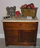 Antique Marbletop Washstand 1905 era