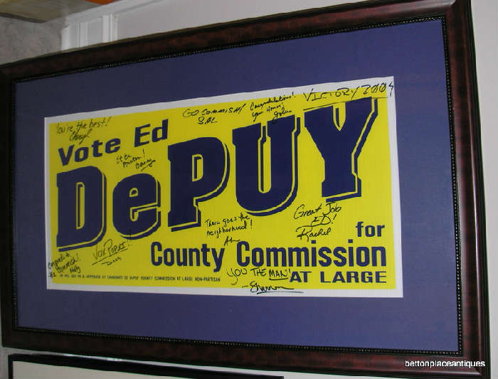 Local Advertising Mr Ed Depuy for County Commission