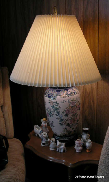 One of a matching Asian Style Lamps