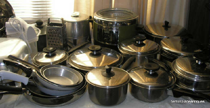 Lots of Pots and Pans, kitchen gadgets etc...