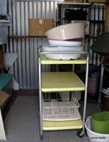 Old Metal Cart, Granite bowls & More