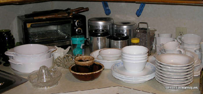 Pfaltzgraf, Vintage Aluminum Containers, Corelle and more