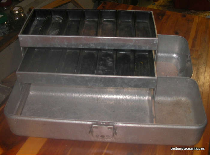 umco vintage aluminum tackle Box