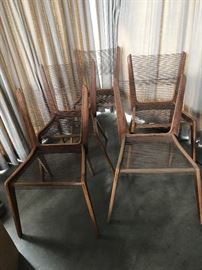 Set of 5 string chairs/ chord chairs