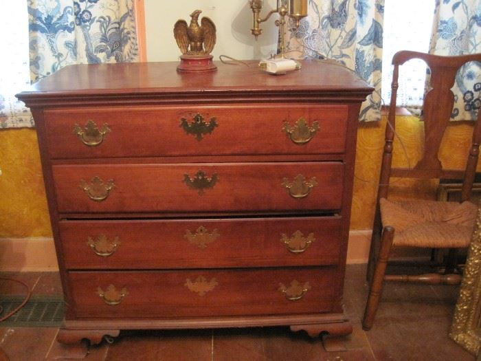 4 drawer Chippendale chest