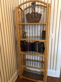 Bamboo and Glass Shelve 